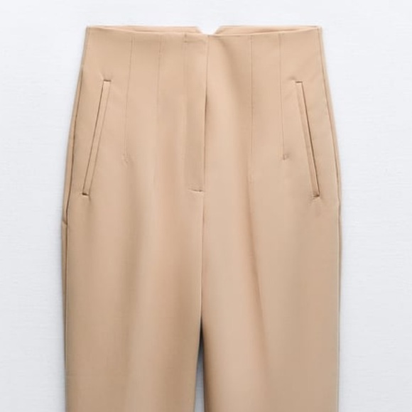 NWT XS Zara High Waisted Pant - Picture 3 of 5